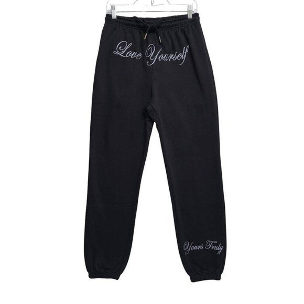 "Yours Truly" Graphic Joggers|Cozy Streetwear Sweatpants|Soft Lounge Essentials